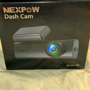 NEXPOW Dash Cam Model R7 - New, Open Box